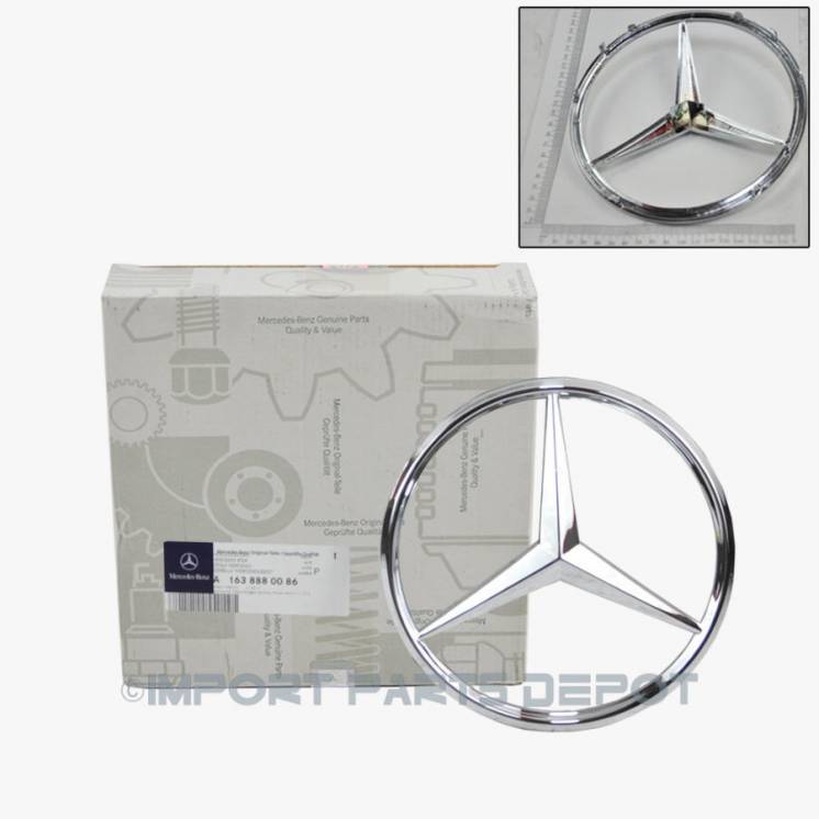 Mercedes-Benz ML W163 Звезда в решетку радиатора