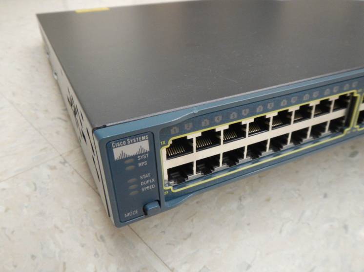 PoE Коммутатор Cisco WS-C3560G-48PS-S ( 48 PoE Гигабит портов )