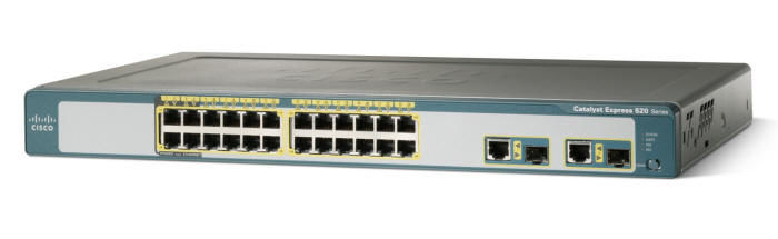 Коммутатор Cisco Catalyst WS-CE520G-24TC-K9 ( 24 Gigabit Port )