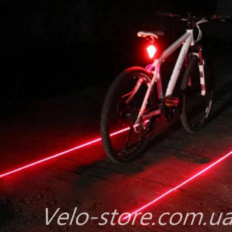 Задний вело габарит с лазерной дорожкой, велостоп