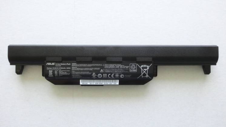 Оригинальная аккумуляторная батарея Asus A32-K55 black 50Wh