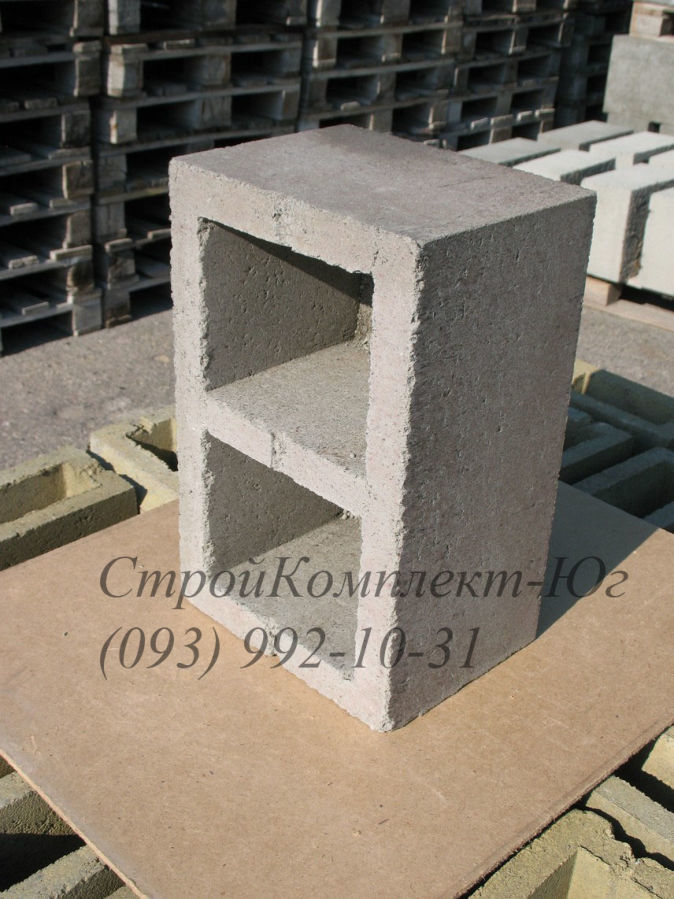 Блоки стеновые бетонные 250х200х400 мм Херсон