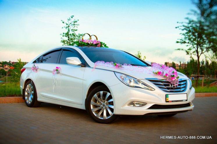 Авто на свадьбу, Hyundai Sonata YF (PREMIUM) Кортежи по низким ценам!