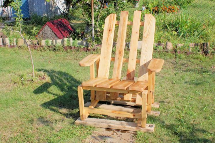 Кресла для дачи и сада из натурального дерева, индивидуальные