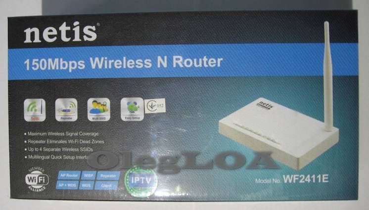 Wi-Fi Роутер маршрутизатор Netis WF2411E, аналог tp-link 740n, новый