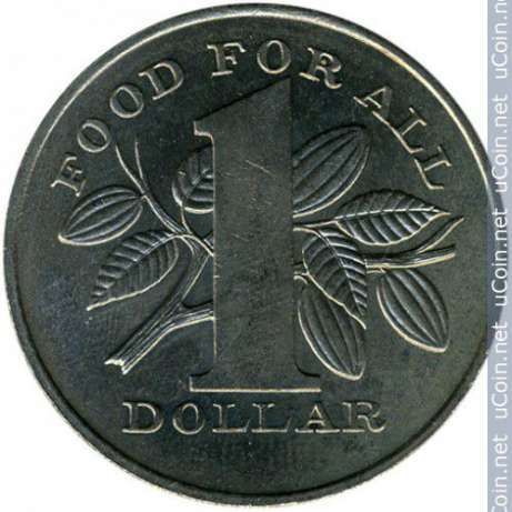 1 доллар. Тринидад и Тобаго.1979 год.