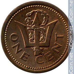Барбадос 1 цент, 1996