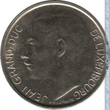 Люксембург 1 франк, 1983