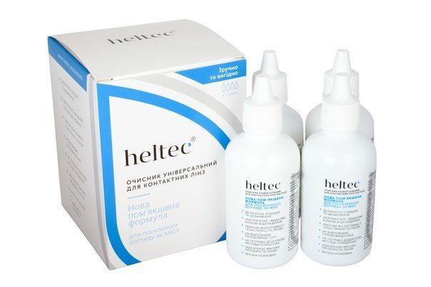 Растворы для очистки контактных линз HELTEC ( Украина )