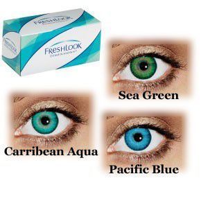 Цветные контактные линзы, Alcon, Ciba vision, FreshLook Dimensions