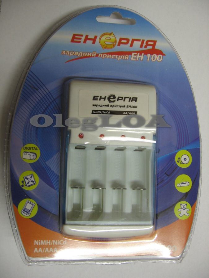 Зарядное устройство для 1-4 AA AAA NiMH аккумуляторов Энергия EH-100