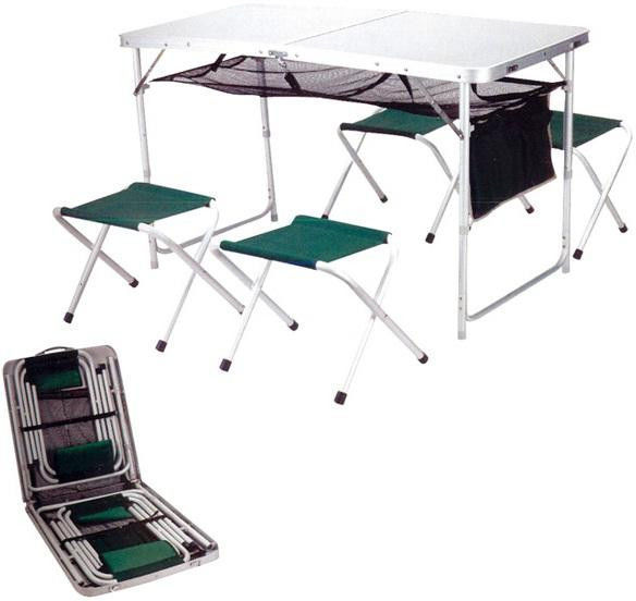 Раскладной стол для пикника стол и 4 стула ( раскладная мебель )