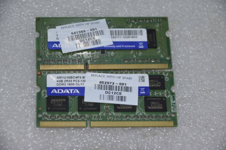 Adata 4GB DDR3 SO-DIMM  1600MHz AM1U16BC4P2-B19H