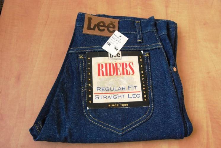 Настоящие винтажные американские джинсы из 80-х Lee Riders W 32 L32