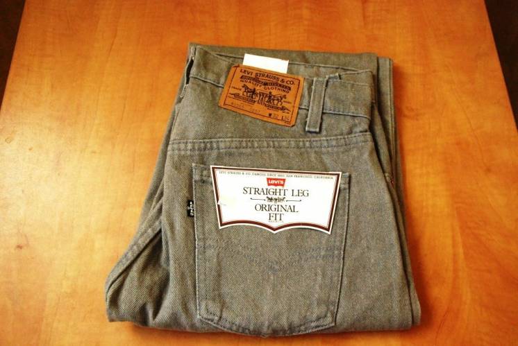 Levi's 505 W32 L34 1983 год USA Новые винтажные джинсы