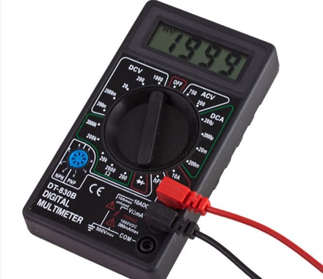 Мультиметр цифровой DT 830B вольтметр амперметр тестер электрический