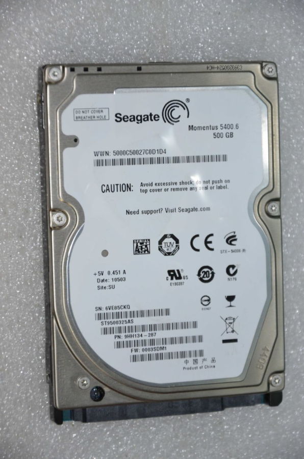 Жесткий диск Seagate 500GB ST9500325AS 2.5 SATA II