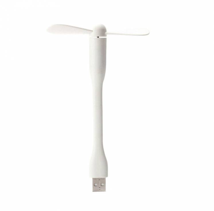 USB/ЮСБ вентилятор/пропеллер для ноутбука белого цвета