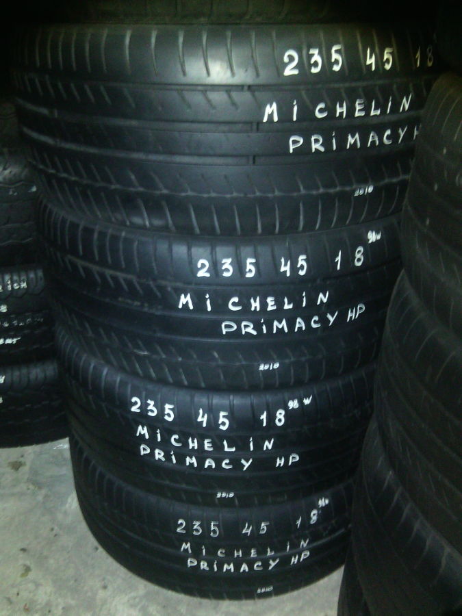 235/45/18 Michelin Primacy HP. Комплект летних шин б/у 