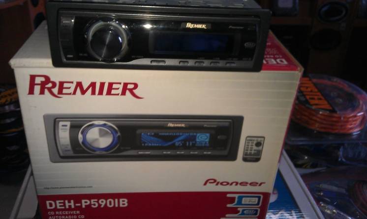 Автомагнитола новая оригинал Pioneer DEH-P590IB Premier ( без USB)