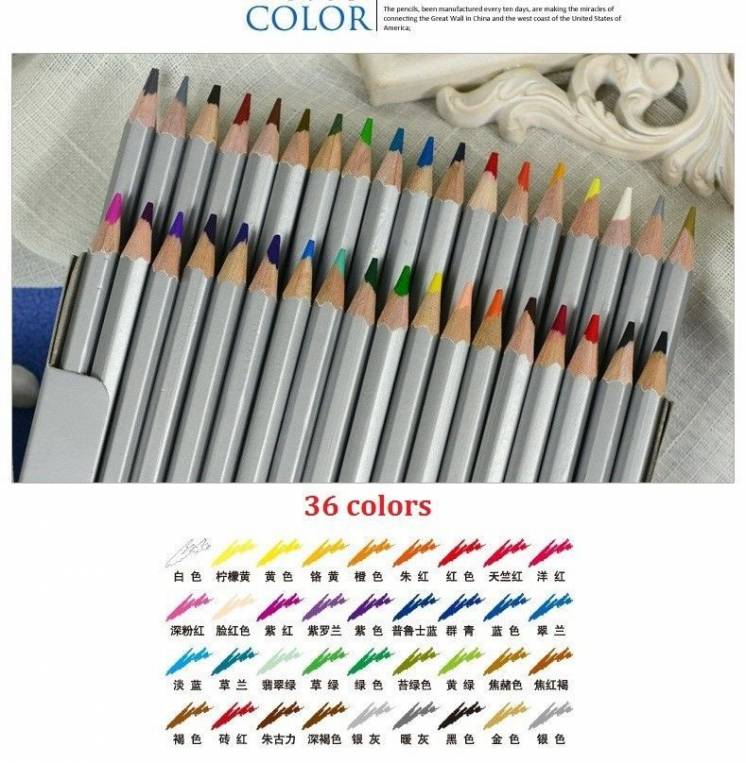 Цветные карандаши Marco 36 цветов