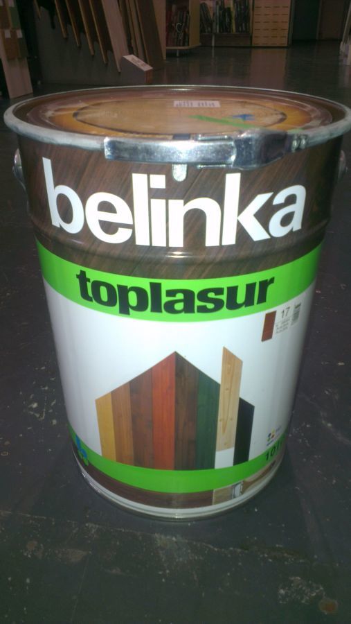 BELINKA TOPLASUR краска-лазурь распродажа тик-палисандр -20%