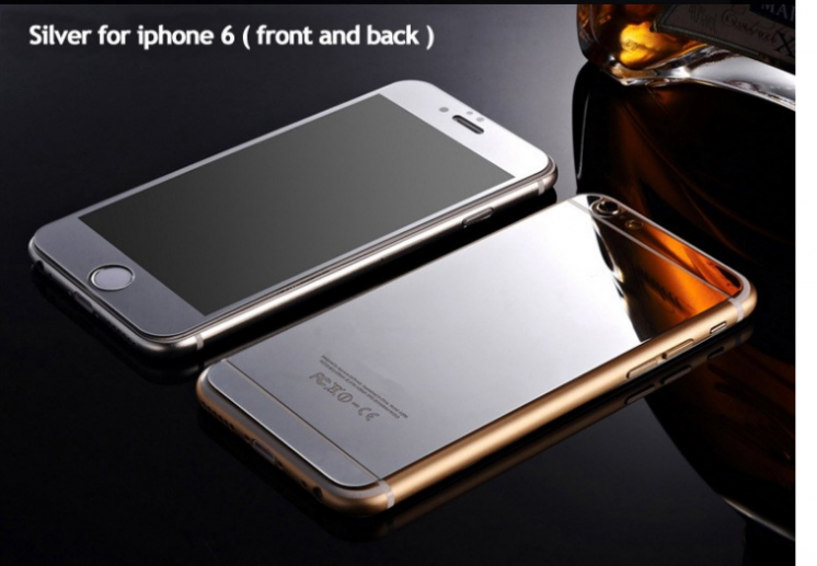 Защитное стекло 2 стороны gold/silver айфон iphone 4/4s/5/5s/se/6/6s