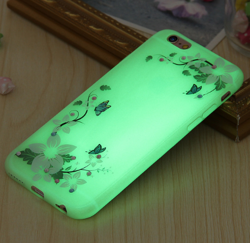 Чехол - (люминисцентный) для iPhone 6 6 S  2 расцветки