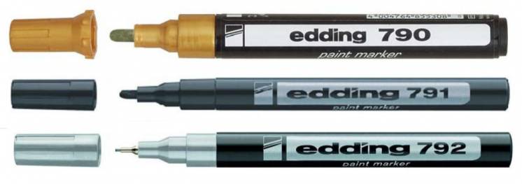 Лак-маркеры Edding E-790, E-791, E-792