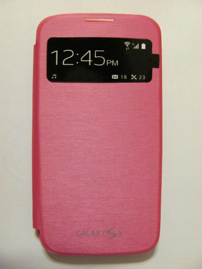 Задняя крышка-чехол розовый Samsung Galaxy S4