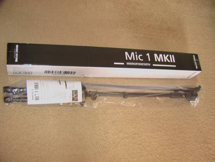 Микрофонная стойка Music Store Mic-1 MkII. Новая. Из Германии..