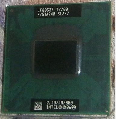Процессор для ноутбука Core2Duo T7700 и другие Socket P