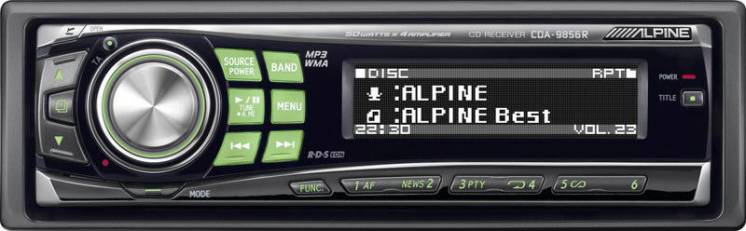 Alpine CDA-9856R (RDS) Головное устройство высокого класса! Европа!