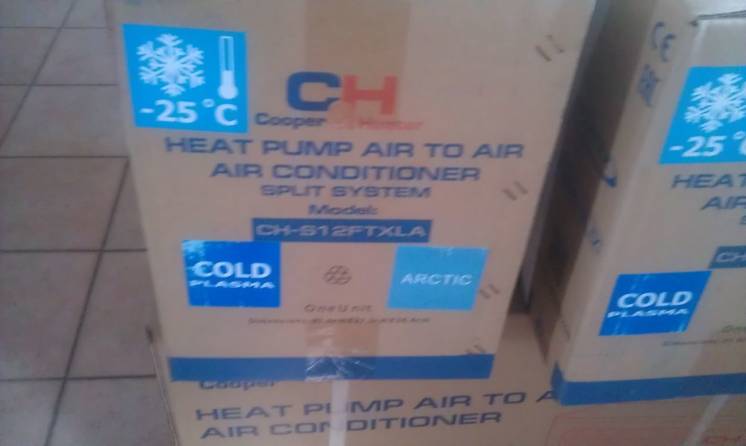 Новый кондиционер Cooper&Hunter CH-S12FTXLA обогрев при 25 гр С мороза