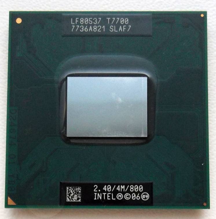 Процессор для ноутбука Intel Core 2 Duo T7700