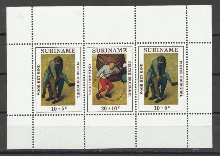 Продам марки Суринама  1971  Брейгель