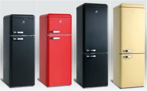 Холодильник в винтажном стиле из Европы