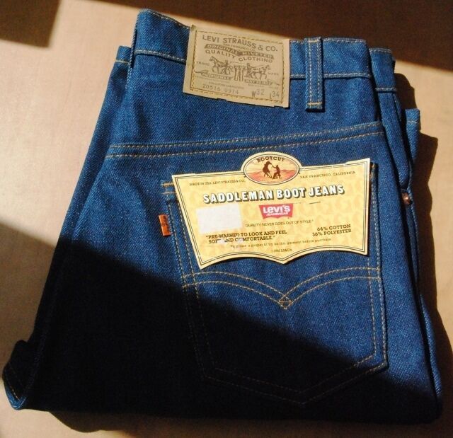 Супер редкие винтажные джинсы LEVI'S 516 W32L34 Made in USA Новые!