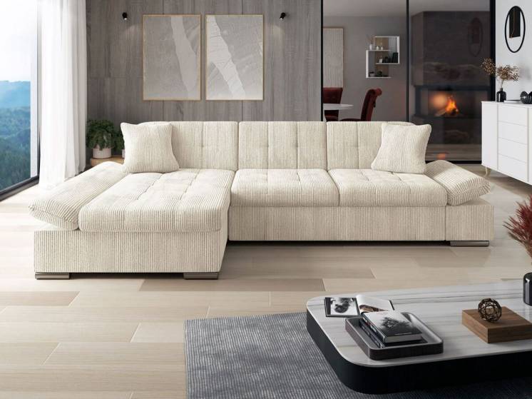 Раскладной угловой диван дизайнерской внешности с доставкой на дом