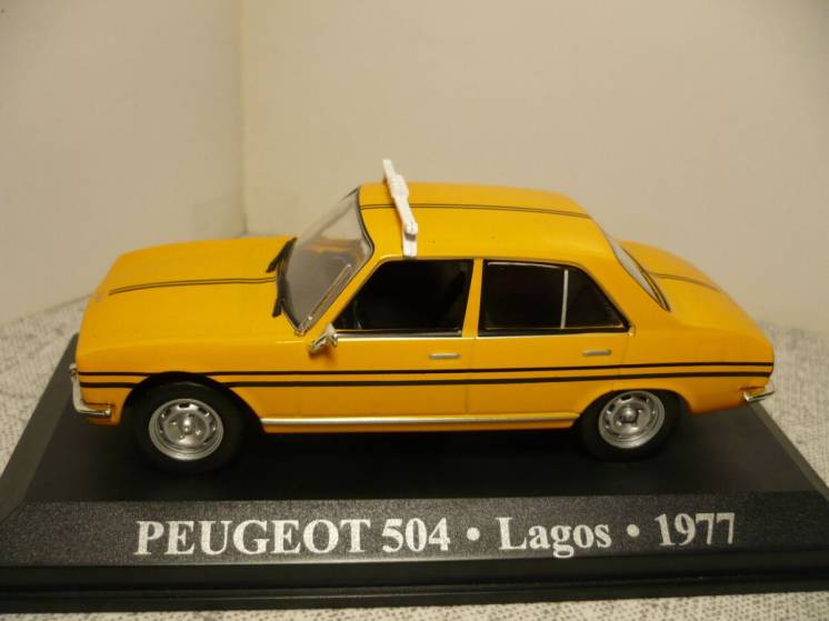 Peugeot 504 такси - Модель 1/43 Altaya