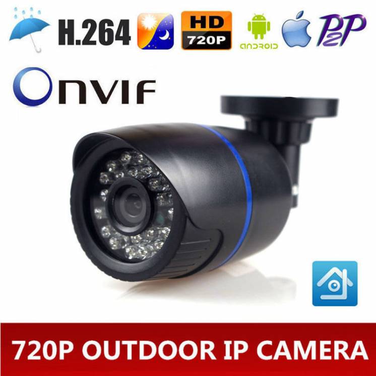 Уличная наружная IP камера видеонаблюдение BESDER HD 720 1Мп