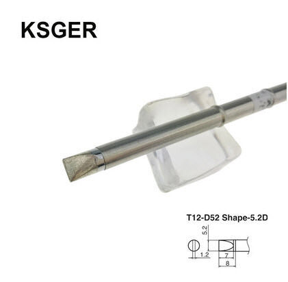 Жало KSGER T12-D52 (Hakko T12) для паяльных станций