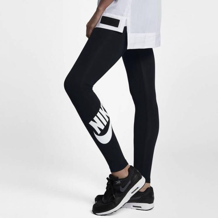 Оригинальные Лосины Nike Leg-A-See Wmns Logo Leggings 933346-010