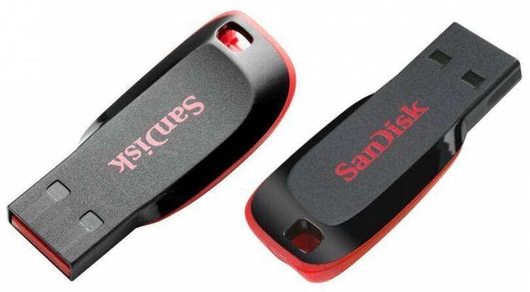 USB Flash (флешка) SanDisk Cruzer Blade 16 ГБ