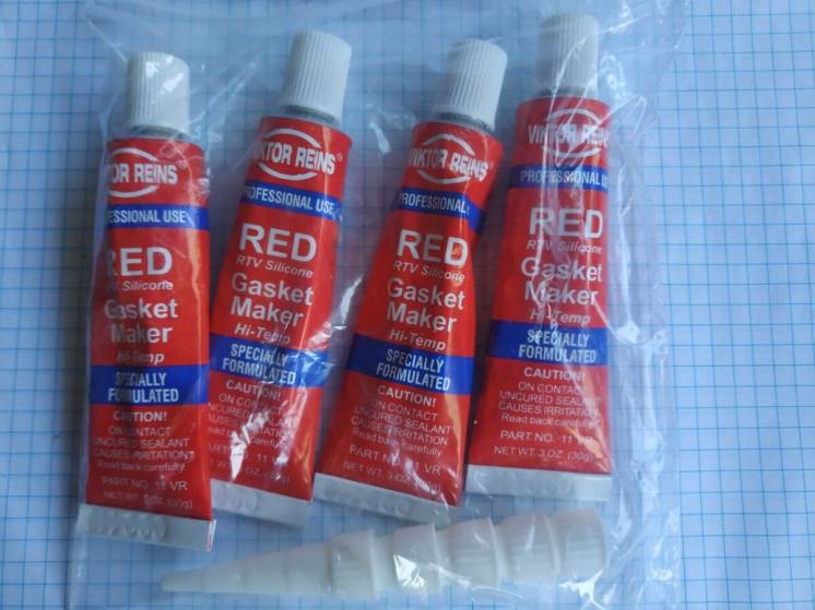 Герметик VIKTOR RENS красный 25 g упаковка-4 шт