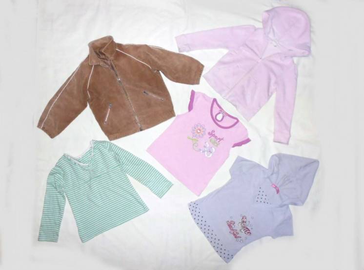 Вещи пакетом одежда на девочку  4-5 лет