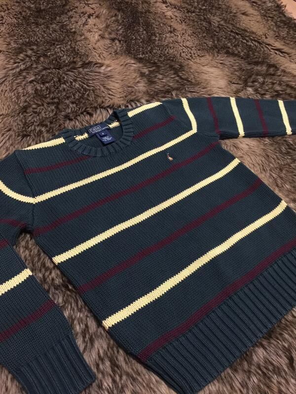 Очень стильный свитер в полоску Polo by Ralph Lauren, оригинал
