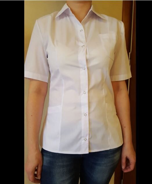 Блуза официанта. Ткань: батист.
