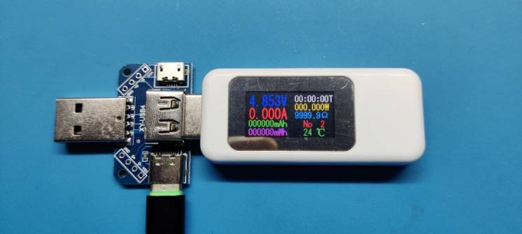 USB тестер Keweisi KWS-MX18, цветной экран