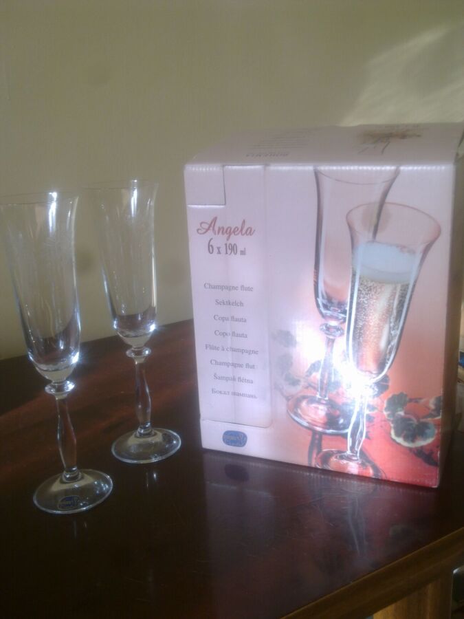 Набор бокалов для шампанского Bogemia Angela